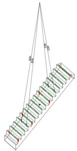 Escalier droit